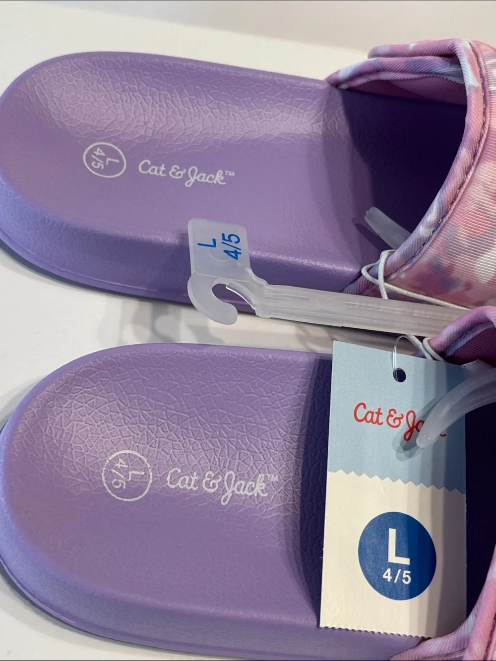 Cat & Jack Girl's Kris Purple Sport Slide Sandal